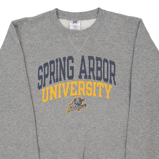 Vintage grey Age 11 Spring Arbor University Russell Athletic Sweatshirt - boys medium