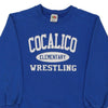 Vintage blue Age 13 Cocalico Elementary Wrestling Fruit Of The Loom Sweatshirt - boys small