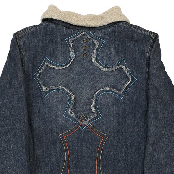 Vintage blue Age 13 Mix 3 Denim Jacket - boys medium