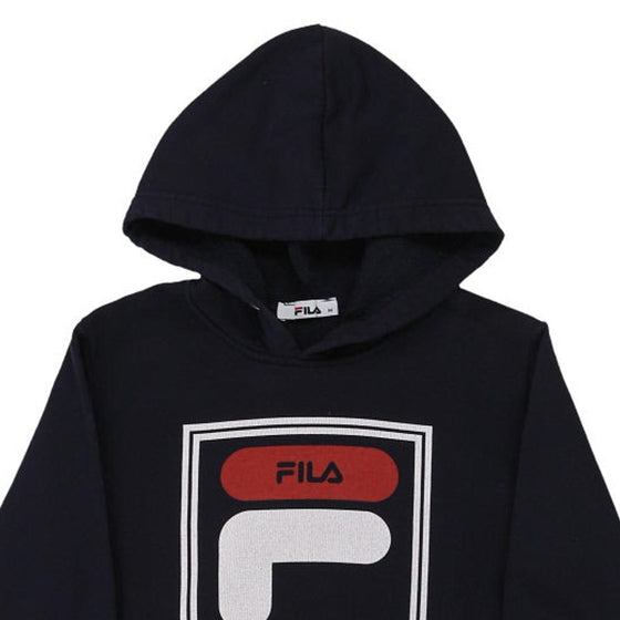 Vintage navy Age 11-12 Fila Hoodie - boys medium