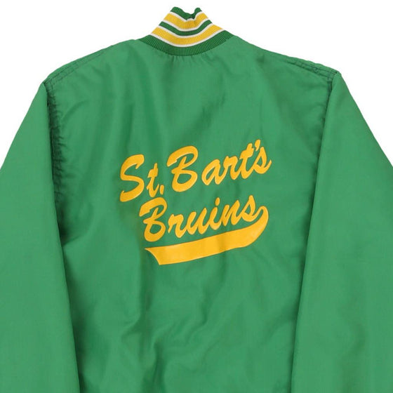 Vintage green Age 11-12 St. Bart's Bruins West Wind Baseball Jacket - boys medium