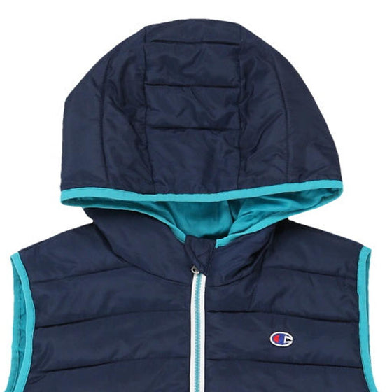 Vintage navy Age 13-14 Champion Gilet - girls x-large