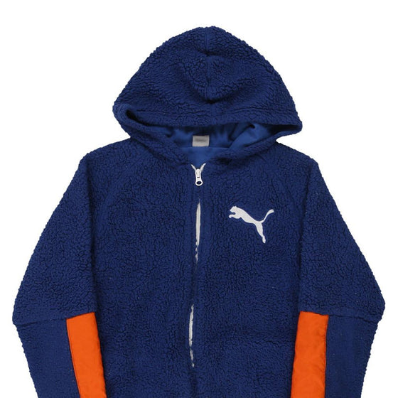 Vintage blue Age 11-12 Puma Fleece - boys medium