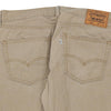 Vintage beige 508 White Tab Levis Trousers - mens 36" waist