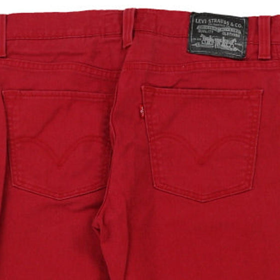 Vintage red 510 Levis Trousers - womens 34" waist