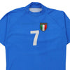 Vintage blue Italy Unbranded Football Shirt - mens small