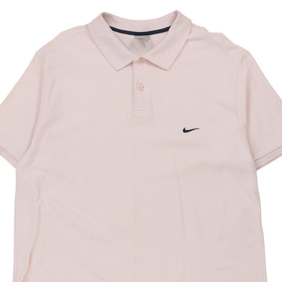 Vintage pink Nike Polo Shirt - mens xx-large