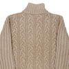 Vintage beige Pepe Jeans Jumper - womens large