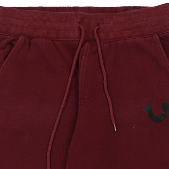 Vintage burgundy True Religion Joggers - mens medium