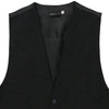 Vintage black Watergate Waistcoat - mens medium