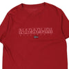 Vintage red Napapijri T-Shirt - mens xx-large