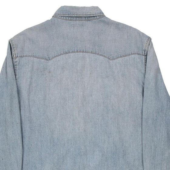 Vintage blue Levis Denim Shirt - mens x-large