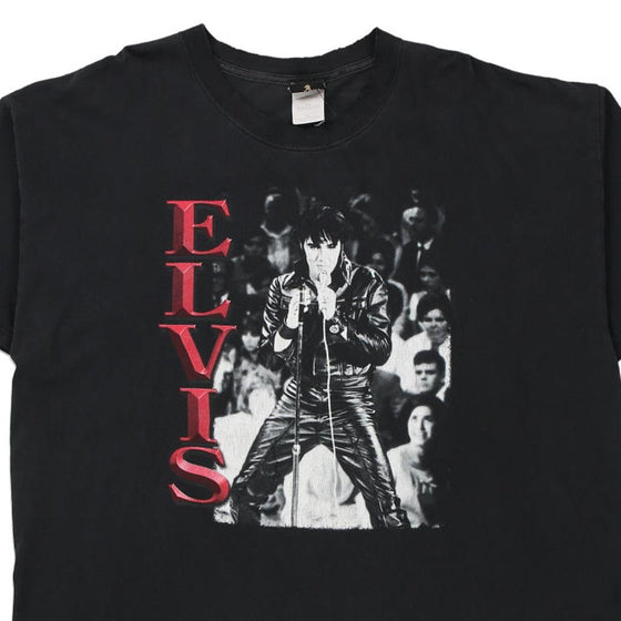 Vintage black Elvis Presley Graceland T-Shirt - mens xx-large