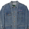 Vintage blue 1980s Best Company Denim Jacket - mens large