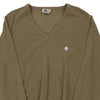 Vintage khaki Parmalat Jumper - mens medium