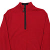 Vintage red Nautical Club 1/4 Zip - mens large