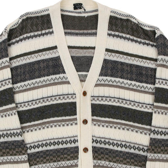 Vintage cream Firenze Cardigan - mens medium