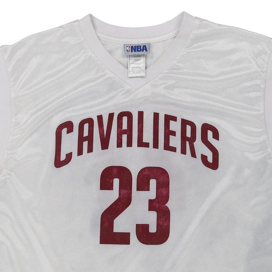 Vintage white Cleveland Cavaliers Nba Jersey - mens xx-large