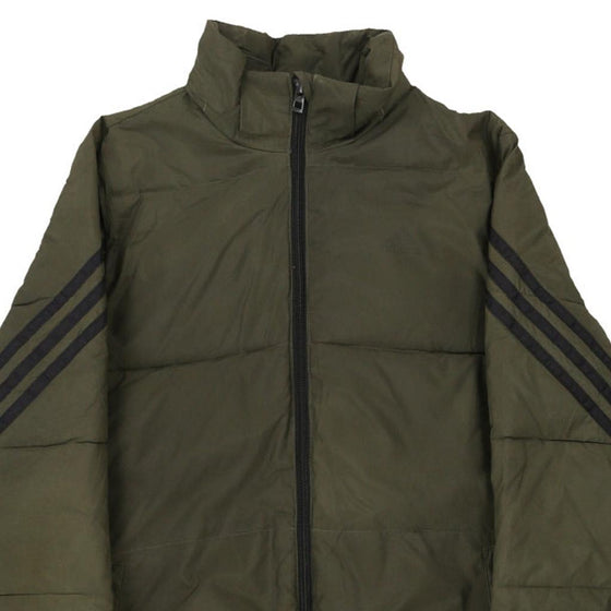 Vintage khaki Age 11-12 Adidas Puffer - boys medium