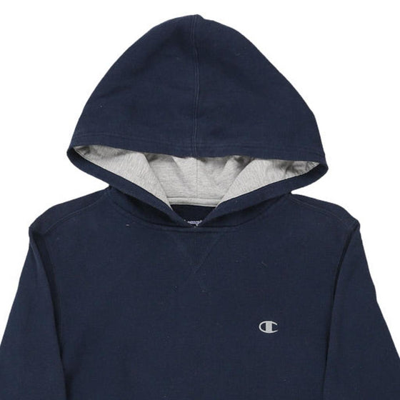 Vintage navy Age 13-14 Champion Hoodie - boys x-large