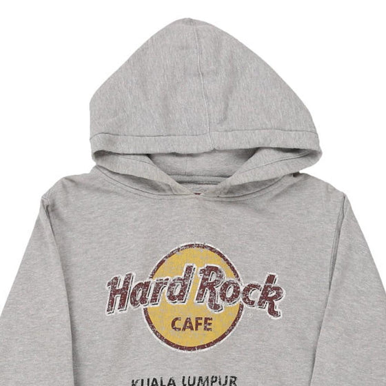 Vintage grey Age 12-13 Kuala Lumpur Hard Rock Cafe Hoodie - boys small