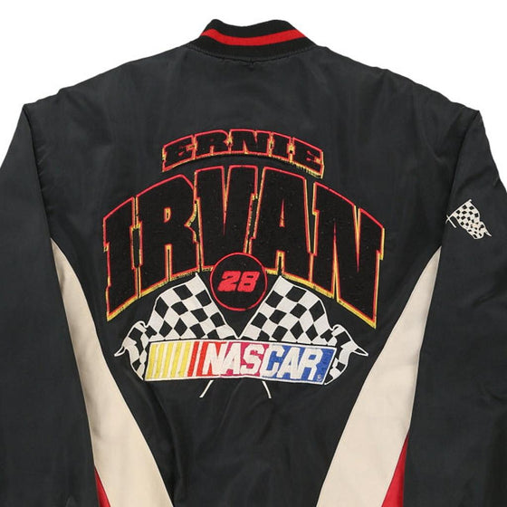 Vintage black Ernie Irvan Nutmeg Jacket - mens large