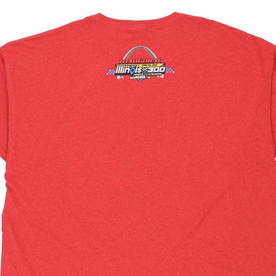 Pre-Loved red Inaugural Illinois 300 Fruit Of The Loom T-Shirt - mens xxx-large