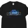 Vintage black Ryan Newman Delta T-Shirt - mens large