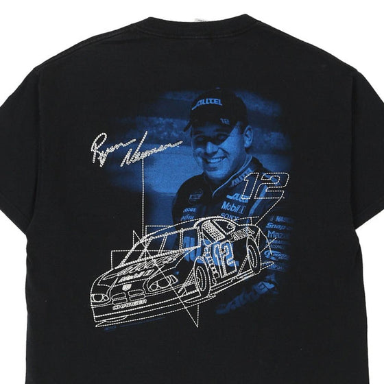 Vintage black Ryan Newman Delta T-Shirt - mens large