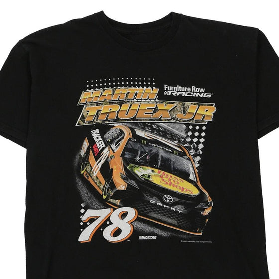 Vintage black Martin Truex Jr Nascar T-Shirt - mens large