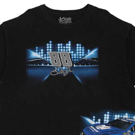 Vintage black Dale Earnhardt Jr Chase Authentics T-Shirt - mens xx-large