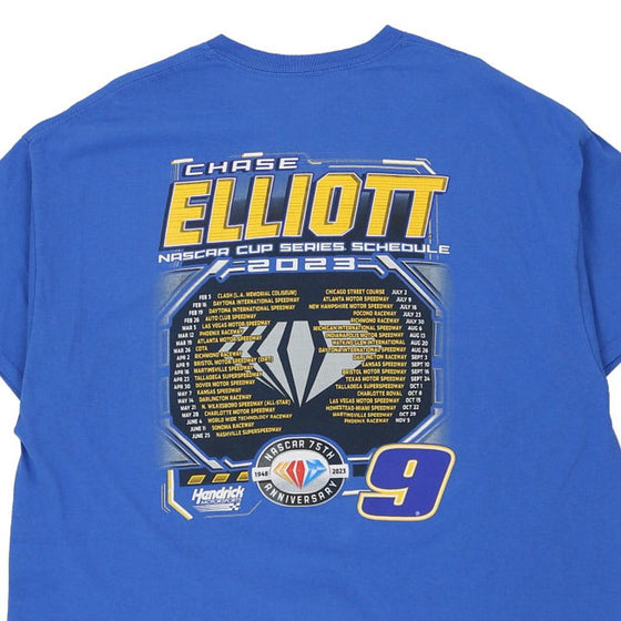 Vintage blue Chase Elliot 9 Hendrick T-Shirt - mens xxx-large