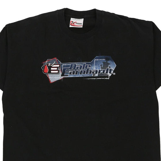 Vintage black Dale Earnhardt Chase Authentics T-Shirt - mens large