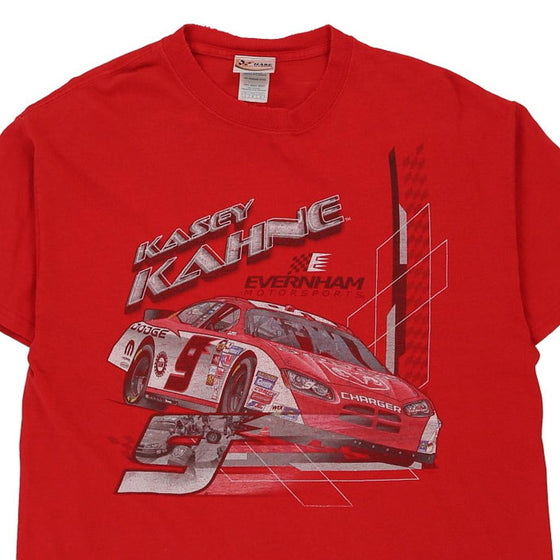 Vintage red Kasey Kahne Chase Authentics T-Shirt - mens large