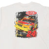 Vintage white Nascar T-Shirt - mens xxx-large