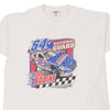 Vintage white Todd Bodine Jerzees T-Shirt - mens large