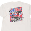 Vintage white Todd Bodine Jerzees T-Shirt - mens large