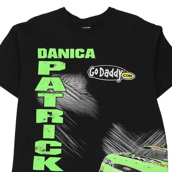 Vintage black Danica Patrick Nascar T-Shirt - mens x-large