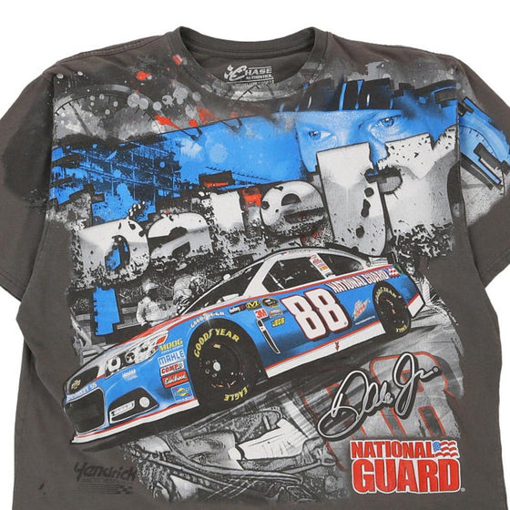 Vintage grey Dale Jr Chase Authentics T-Shirt - mens xx-large