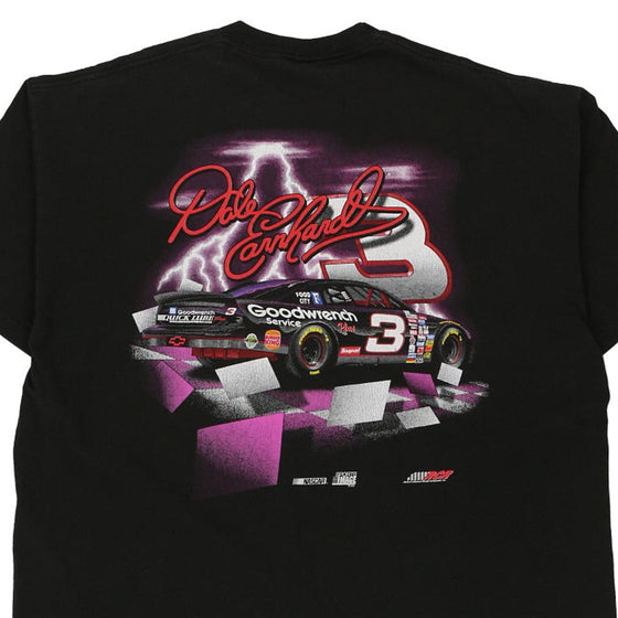 Vintage black Dale Earnhardt Nascar T-Shirt - mens x-large