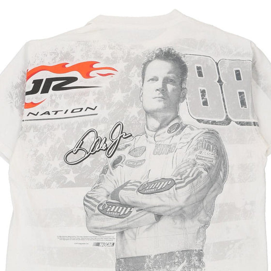 Vintage white Dale Jr Chase Authentics T-Shirt - mens x-large