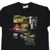 Vintage black Jeff Burton Chase Authentics T-Shirt - mens x-large