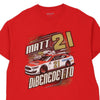 Vintage red Dibenedetto Nascar T-Shirt - mens x-large