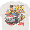 Vintage white Greg Biffle Chase Authentics T-Shirt - mens medium