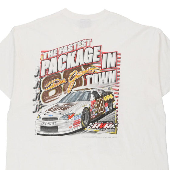 Vintage white Dale Earnhardt Chase Authentics T-Shirt - mens xx-large