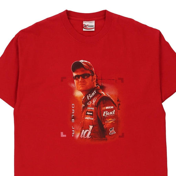 Vintage red Dale Jr Chase Authentics T-Shirt - mens large