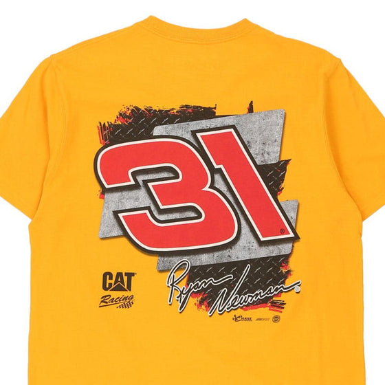 Vintage yellow Ryan Newman Chase Authentics T-Shirt - mens large