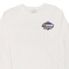 Vintage white Nascar T-Shirt - womens large