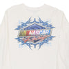 Vintage white Nascar T-Shirt - womens large