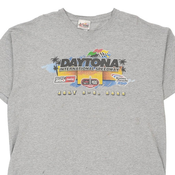 Vintage grey Daytona Speedway 2008 Chase Authentics T-Shirt - mens x-large